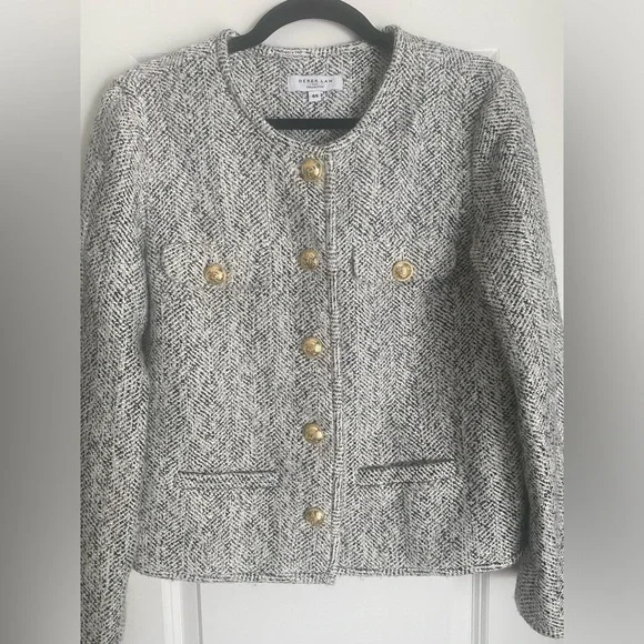 Derek Lam Tweed Convertible Blazer | Cape - Picture 3 of 6